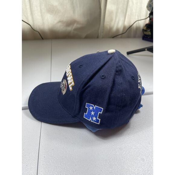 Vintage Reebok Super Bowl XXXVII Hat Adult OS Blue Buccaneers Raiders NFL - Picture 2 of 6